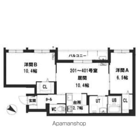 グランメール平岸1条の間取り写真