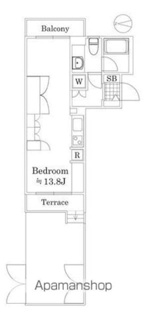東京都杉並区大宮２丁目[1R/30.93m2]の間取図
