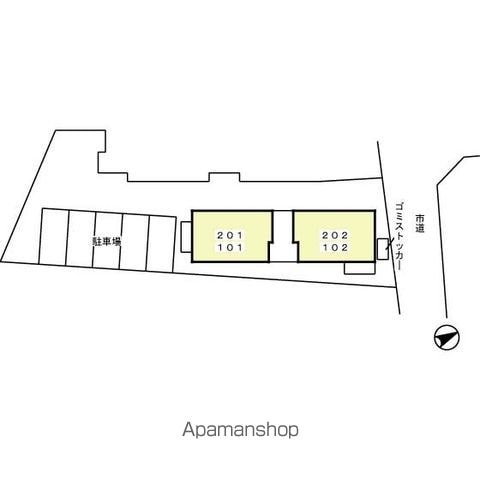 サンラルゴ　Ⅱ 202 ｜ 千葉県千葉市中央区村田町516-2（賃貸アパート1LDK・2階・37.00㎡） その20