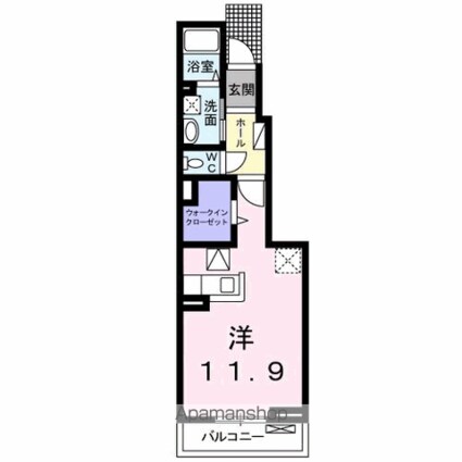 グラチチュードⅣ[1R/32.94m2]の間取図