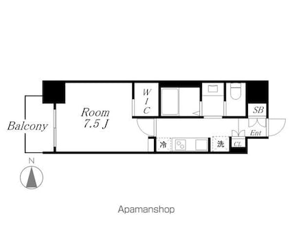ＧｒａｎＶｉａ丸の内（グランヴィアマルノウチ）[1K/29.7m2]の間取図