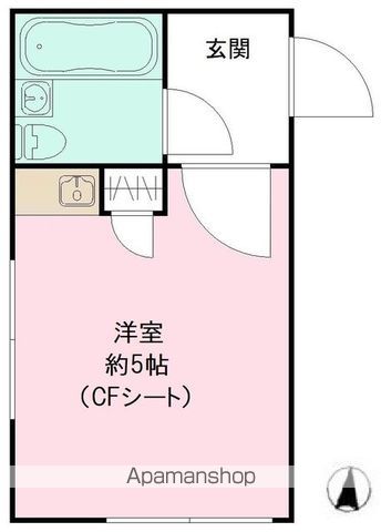 中野区野方のアパートの間取り