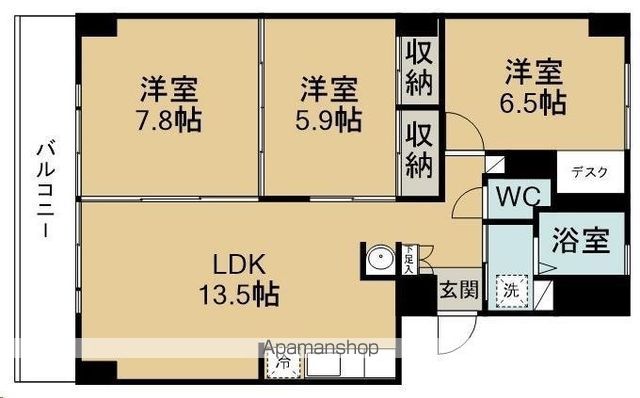 COKULAS半子町の間取り写真