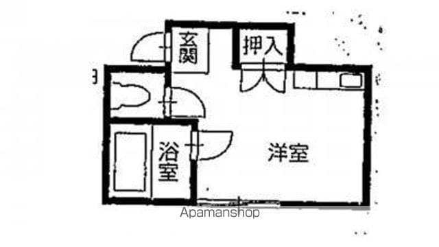 ローランドミューズ（花園）[1R/17.76m2]の間取図