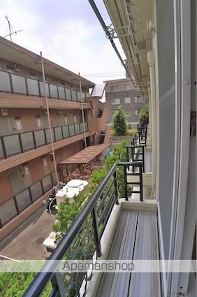 ジュネス浜田山[1K/20.28m2]のバルコニー