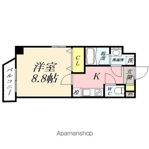 THE MODERN 表町の間取り写真