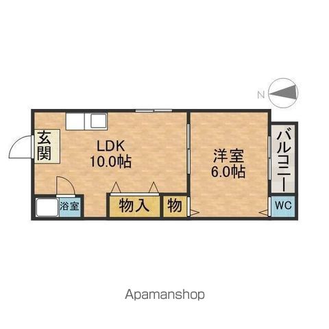 セゾンド銀水の間取り写真