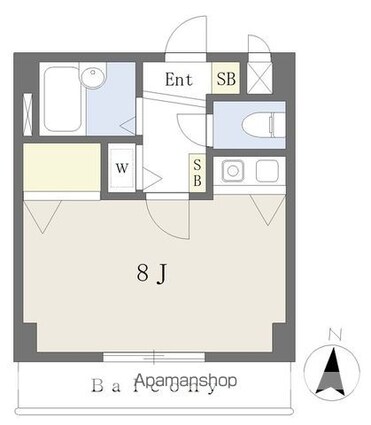 エスポワール松山[1R/25.6m2]のその他内装6
