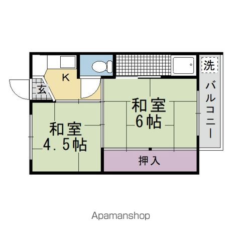 ビレッジハウス長岡3号棟の間取り写真