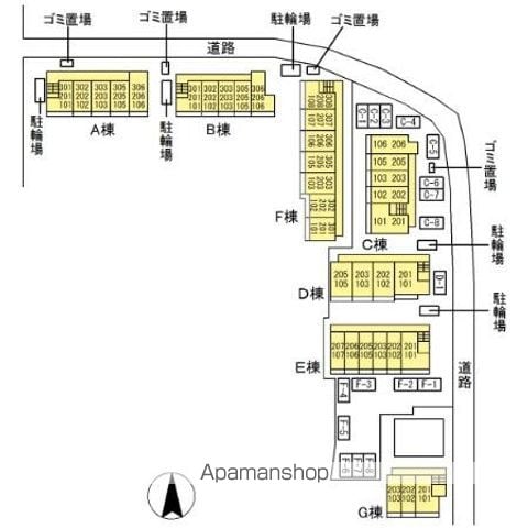 マレアガーデン新横浜Ｆ 301 ｜ 神奈川県横浜市港北区篠原町2858-32（賃貸アパート1K・3階・25.11㎡） その12