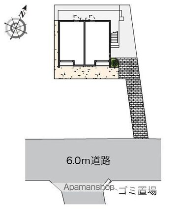 クレイノＮ　ｔｒａｙ[1K/21.9m2]の配置図