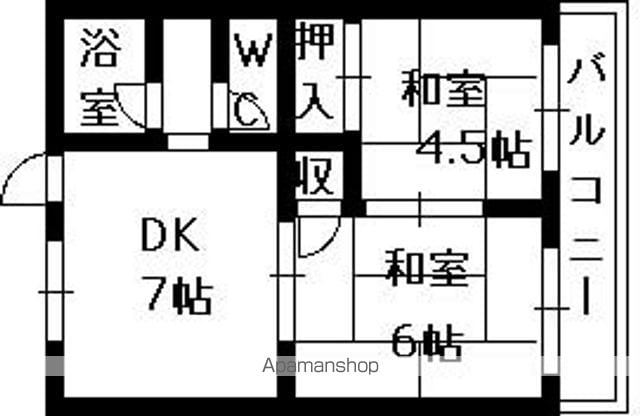 エメラルド久々知パート2の間取り写真
