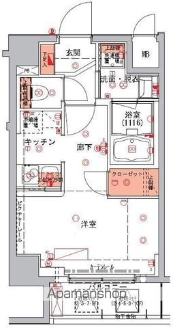 ハーモニーレジデンス日本橋イーストの間取り写真