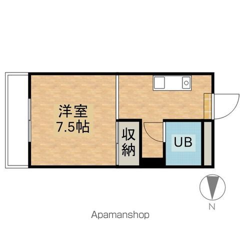 シャンティ東古松の間取り写真