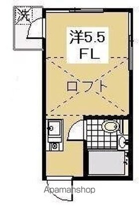シティークレスト野方[1R/14m2]の間取図