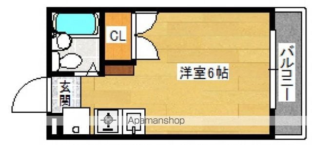 パラドール三筋の間取り写真