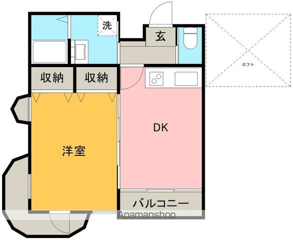 予讃線 丸亀駅 徒歩7分 7階建 築20年の間取り写真