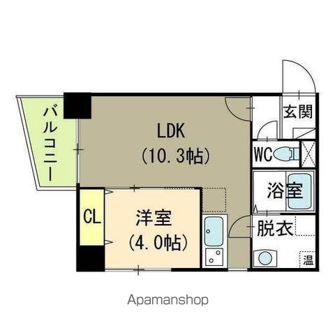 ブレイカーズ萬代の間取り写真