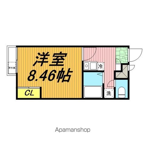 レオパレスフラワーの間取り写真