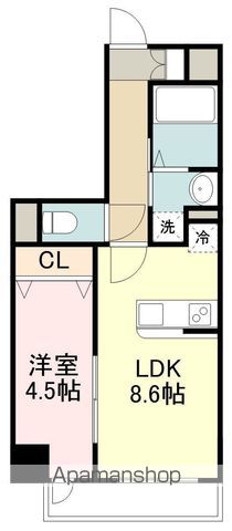 LUANA・AIR・RESIDENCE錦町の間取り写真