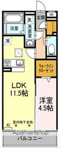 パステル一宮の間取り写真