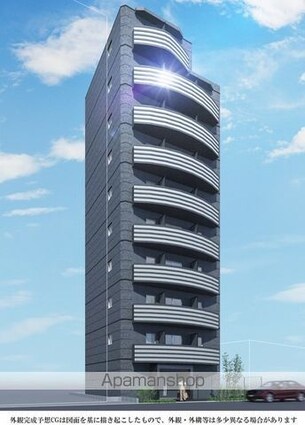 アジールコート門前仲町[1K/25.16m2]の外観2