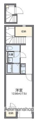 レオネクストパレス　なでしこ[1K/31.62m2]の間取図
