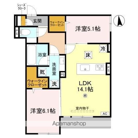 GRAND ROCHER武庫之荘の間取り写真