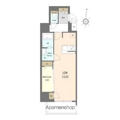 SーRESIDENCE高岳BRESAの間取り写真