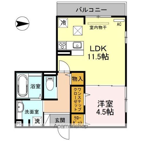 J CUBE Aの間取り写真