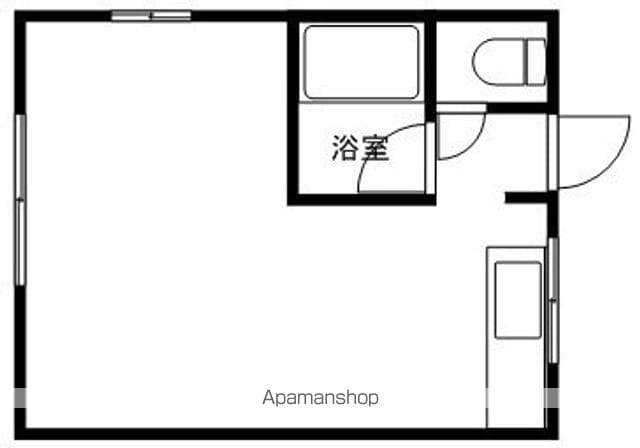 よつばハイツ[1K/24.3m2]の間取図