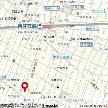 東京都杉並区西荻南２丁目[1K/20.46m2]の周辺