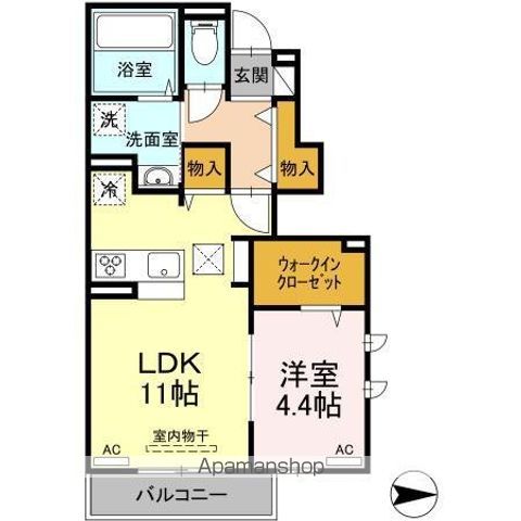 メゾンドゥ フルールの間取り写真