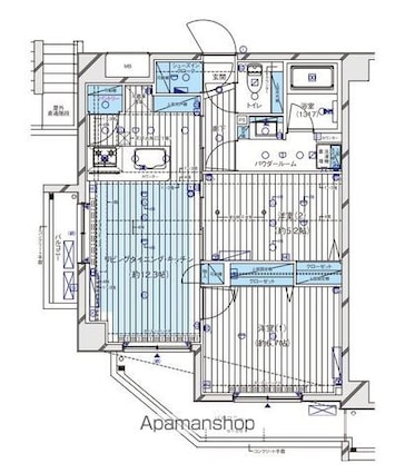 メインステージ本蓮沼[2LDK/55.94m2]の間取図