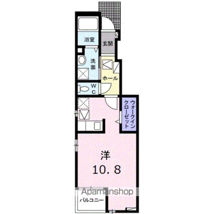メサ　ベルデ[1R/32.68m2]の間取図