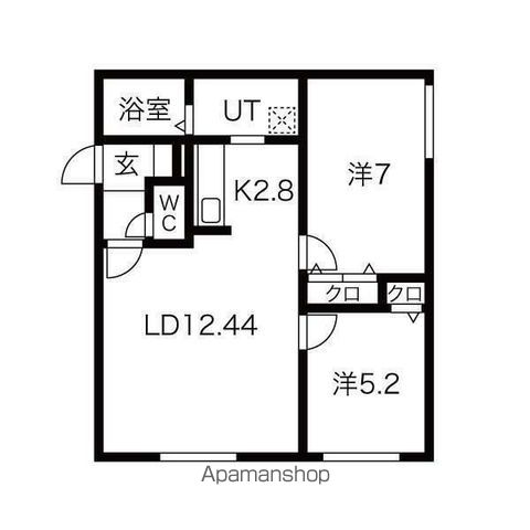 KOKOMO北13条の間取り写真