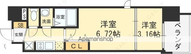AELL OSAKA EASTの間取り写真