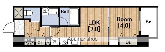 SEIWAPALACE本町東の間取り写真