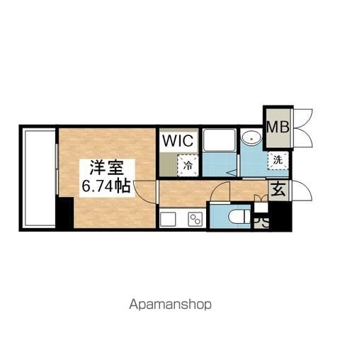 ギャラクシー博多駅北の間取り写真