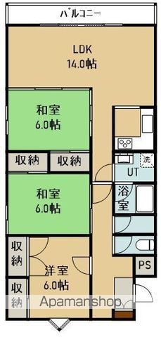 メゾンパティオ大町の間取り写真