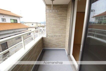 広島県福山市高西町３丁目[1LDK/45.13m2]のバルコニー