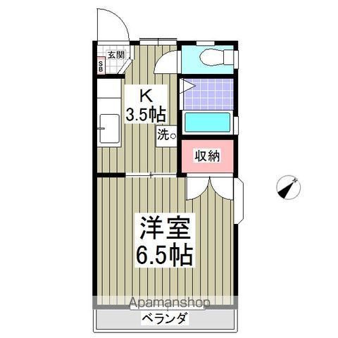 【ポートハイツ成田Ｂ棟の間取り】