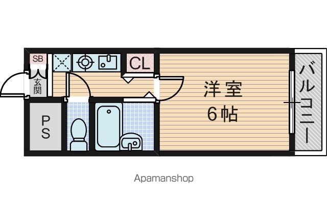 中市マンションの間取り写真