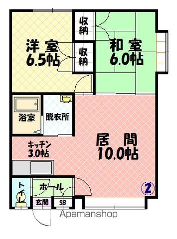 6・22ハイツの間取り写真