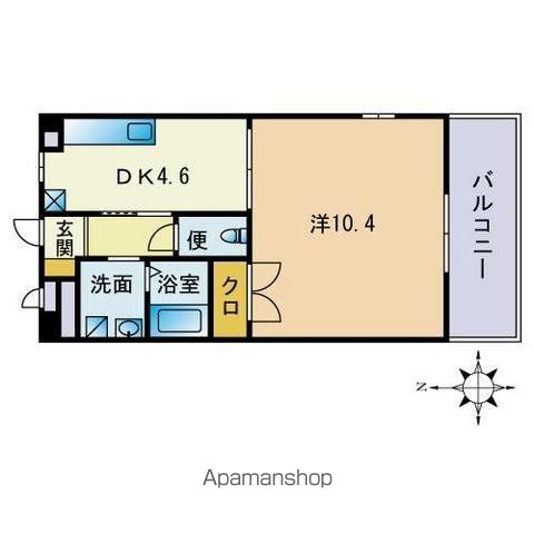 アンプルールフェールKANAMEの間取り写真