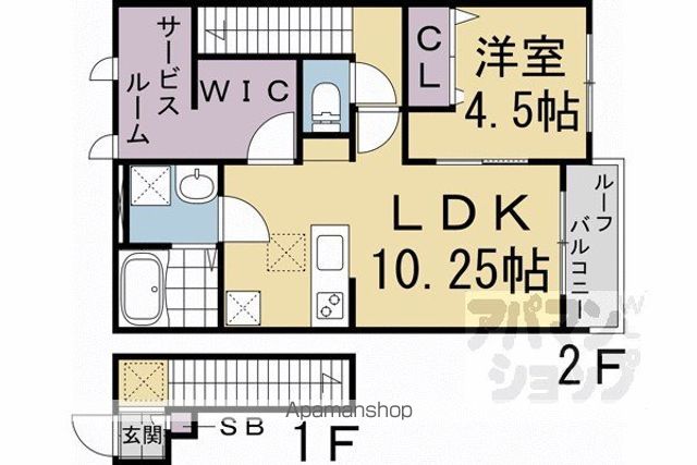 BELLE LEAD HIRAKIの間取り写真