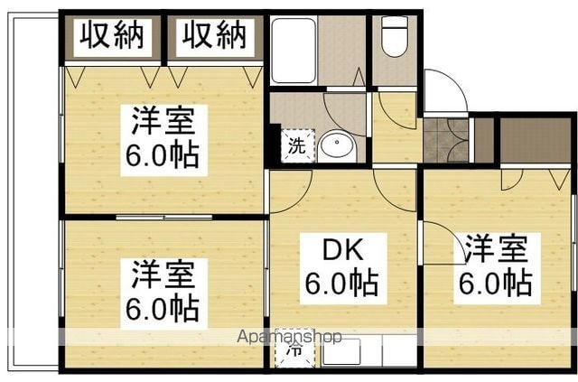 エクセルハイツ Aの間取り写真