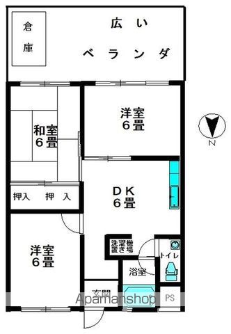 仁平フラッツの間取り写真