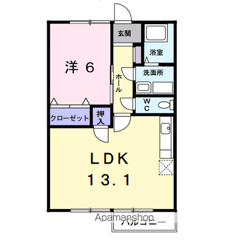 【シルキーハイツⅢの間取り】