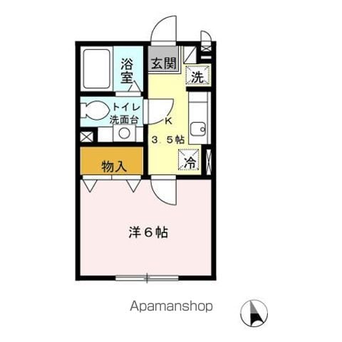 アパートメントKの間取り写真